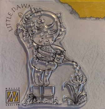 Clear Stamp little Dawn, Blumen giessen